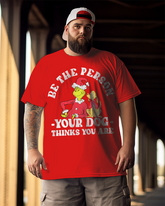 Dr. Seuss Grinch Christmas Be the Person T-Shirt für Herren, kurzärmelig, Übergröße